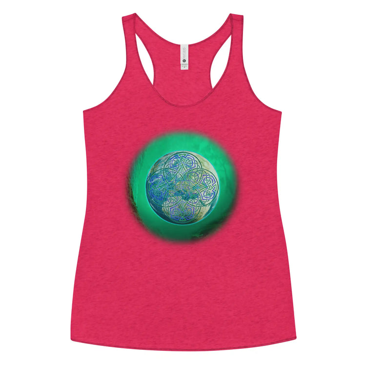 A vintage shocking pink Xigfireon graphic women&