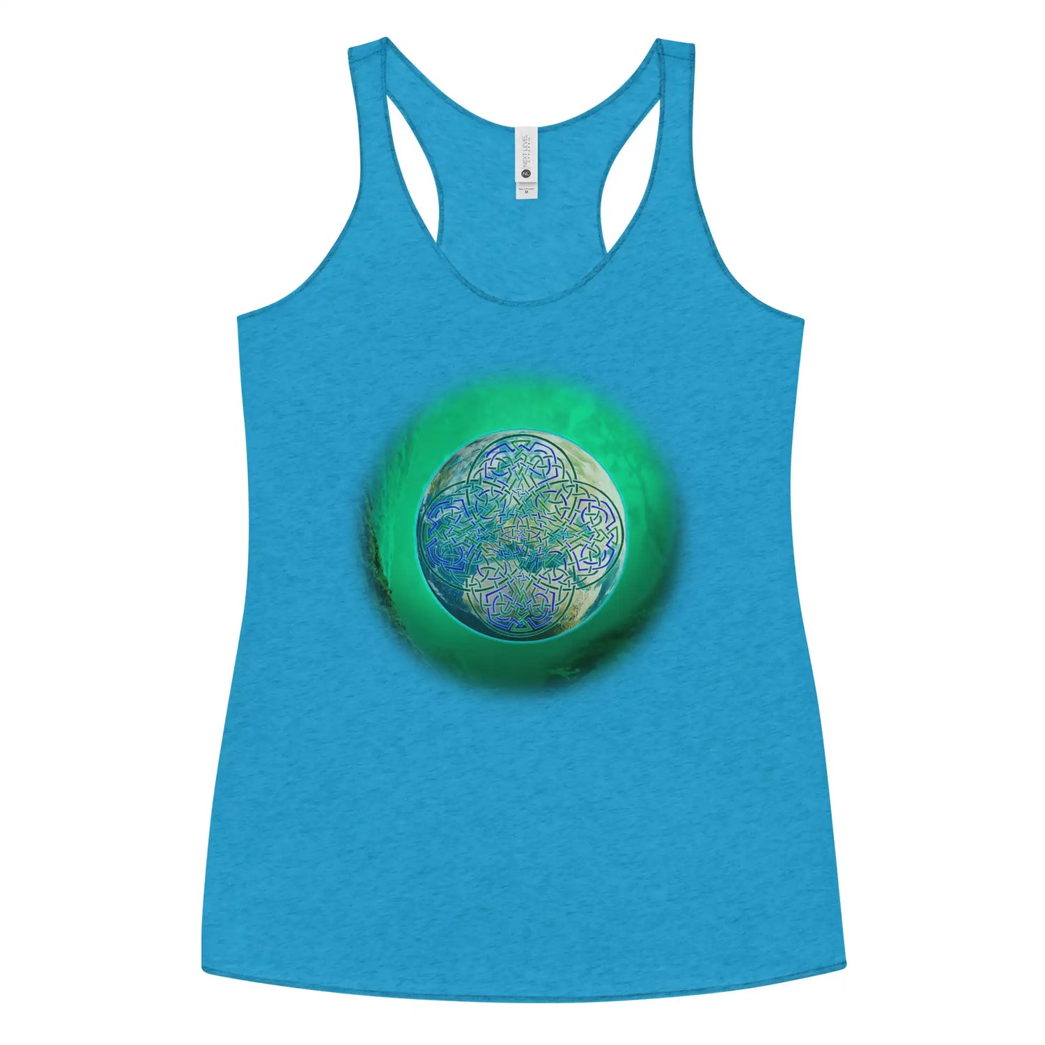 A vintage turquoise Xigfireon graphic women&