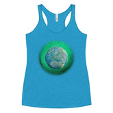 A vintage turquoise Xigfireon graphic women&