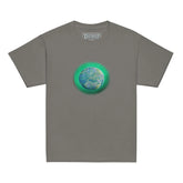 A charcoal grey Xigfireon kids graphic t-shirt featuring the Deep Forest iteration of the `Reach Of The Spirit` Celtic knot design. The `Reach Of The Spirit` Celtic knot symbolizes Mother Earth.